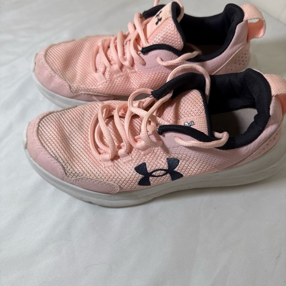 Under Armour Kids Light Pink Sneakers